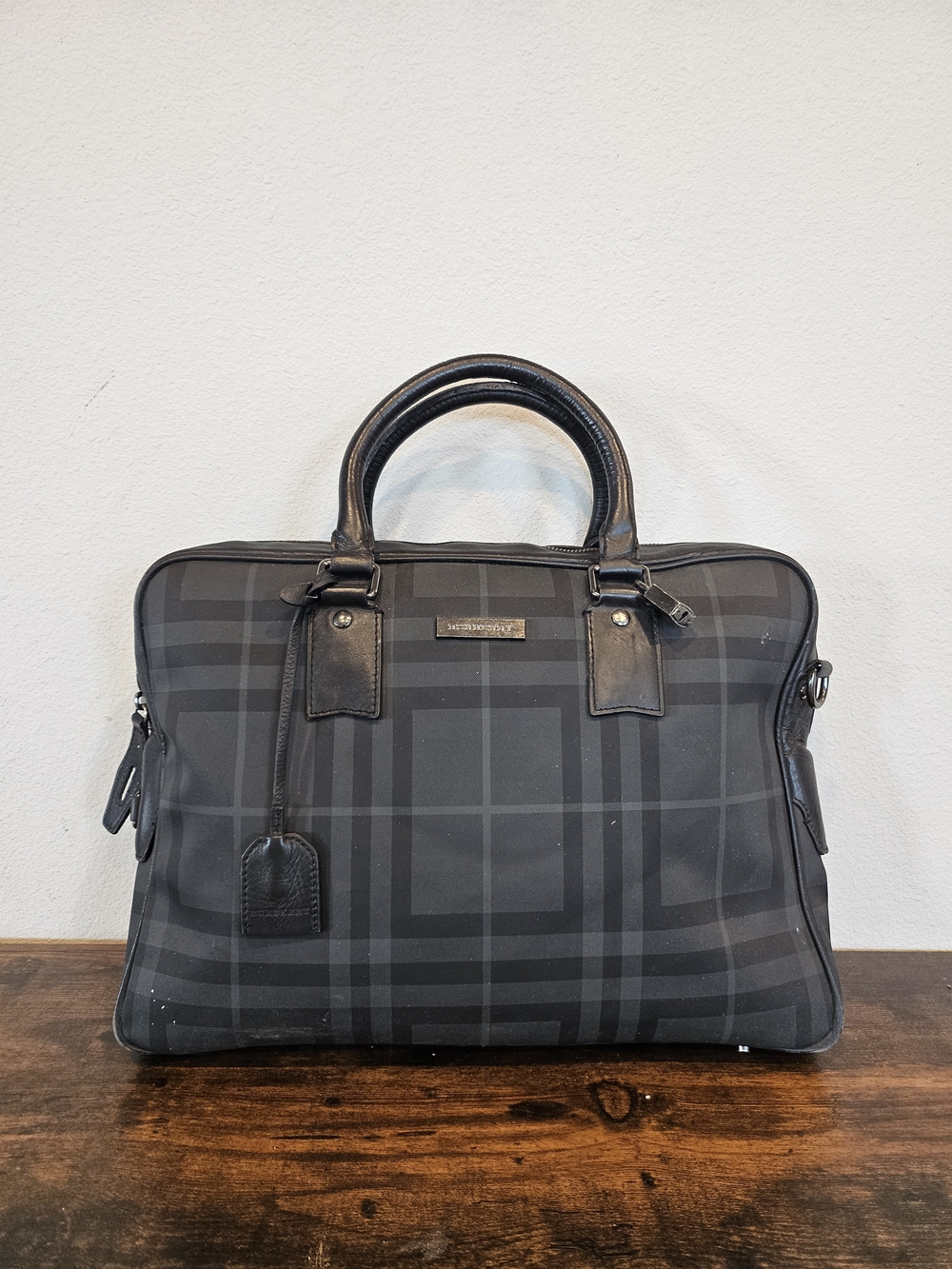 Burberry Nova Check Briefcase / Laptop Bag